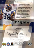 2000 Isaac Bruce Upper Deck MVP PROSIGN AUTOGRAPH AUTO #IB St. Louis Rams