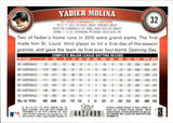 2011 Yadier Molina Topps Chrome PURPLE REFRACTOR 442/499 #32 St. Louis Cardinals