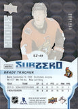 2018-19 Brady Tkachuk Upper Deck Ice SUBZERO ROOKIE 449/999 RC #SZ-49 Ottawa Senators