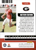2021 Matthew Stafford Panini Contenders Draft Picks SEASON TICKET CRACKED ICE 17/23 #9 Georgia Bulldogs