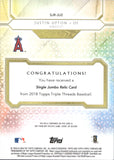 2018 Justin Upton Topps Triple Threads SINGLE JUMBO RELIC JERSEY 17/36 #SJR-JU2 Anaheim Angels