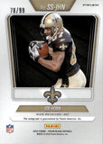 2025 Joe Horn Panini Prizm Black SENSATIONAL SIGNATURES RED AUTOGRAPH 78/99 AUTO #SS-JHN New Orleans Saints