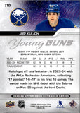 2023-24 Jiri Kulich Upper Deck EXTENDED SERIES YOUNG GUNS OUTBURST ROOKIE RC #710 Buffalo Sabres