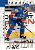 1997-98 Pavol Demitra Pinnacle Be A Player AUTOGRAPH AUTO #146 St. Louis Blues