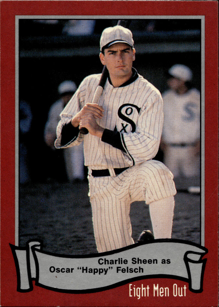 1988 Charlie Sheen as Oscar Happy Felsch Pacific Eight Men Out #10 C