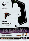 2023 Bijan Robinson Panini Illusions ILLUSIONISTS PINK ROOKIE 309/399 RC #11 Atlanta Falcons