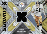 2022 Jack Lambert Panini XR SUMMIT JERSEY RELIC 21/49 #SS-29 Pittsburgh Steelers