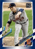 2021 Tarik Skubal Topps SERIES ONE ROYAL BLUE ROOKIE RC #92 Detroit Tigers