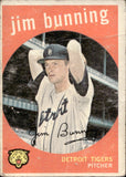 1959 Jim Bunning Topps #149 Detroit Tigers BV$50