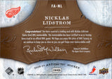 2009-10 Nicklas Lidstrom Upper Deck Artifacts FROZEN ARTIFACTS AUTHENTIC JERSEY 58/199 #FA-NL Detroit Red Wings