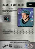 2024-25 Macklin Celebrini Skybox Metal Universe ROOKIE RC #136 San Jose Sharks