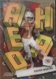 2024 Xavier Worthy Panini Score STEP AHEAD ROOKIE RC #SA-XWY Kansas City Chiefs 1