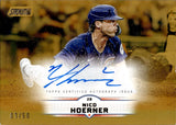 2025 Nico Hoerner Topps Stadium Club AUTOGRAPH GOLD 1/50 AUTO #SCBA-NH Chicago Cubs