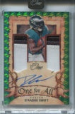 2023 D'Andre Swift Panini One GREEN DUAL PATCH AUTO 36/49 AUTOGRAPH RELIC #345 Philadelphia Eagles