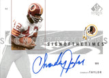 2001 Charley Taylor Upper Deck SP Authentic SIGN OF THE TIMES AUTOGRAPH AUTO #CT Washington Redskins