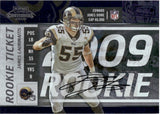 2009 James Laurinaitis Donruss Playoff Contenders ROOKIE TICKET AUTOGRAPH RC AUTO #169 St. Louis Rams