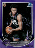 2025-26 Ace Bailey Bowman CHROME PURPLE REFRACTOR ROOKIE 38/250 RC #BCV-5 Utah Jazz