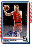 2025-26 Shawn Bradley Panini Donruss AUTOGRAPH AUTO #113 Philadelphia 76ers