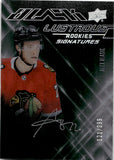 2022-23 Alex Vlasic Upper SPX BLACK LUSTROUS ROOKIES SIGNATURES AUTOGRAPH 121/299 RC AUTO #LS-AV Chicago Blackhawks