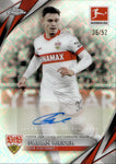 2024-25 Fabian Rieder Topps Chrome Bundesliga TOPPS LOGOFRACTOR AUTOGRAPH VARIATION AUTO 36/52 #BA-FR VFB Stuttgart