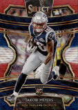 2019 Jakobi Meyers Panini Select CONCOURSE TRI-COLOR PRIZM ROOKIE 126/199 RC #11 New England Patriots