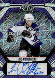 2025 Luc Robitaille Leaf Metal Legends PURPLE SHIMMER AUTO 6/7 AUTOGRAPH #BA-LR2 Los Angeles Kings