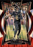 2024 Jayden Daniels Panini Select CONCOURSE BLACK & RED SHOCK PRIZM ROOKIE RC #26 Washington Commanders 1
