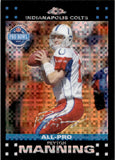 2007 Peyton Manning Topps Chrome XFRACTOR #TC44 Indianapolis Colts