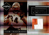 2007 T.J. Houshmandzadeh Donruss Leaf Limited TEAM TRADEMARKS 19/50 GAME-WORN PRIME JERSEY PATCH #TT-10 Cincinnati Bengals