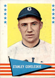 1961 Stanley Coveleskie Fleer #100 Cleveland Indians BV$10