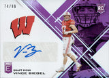 2017 Vince Biegel Panini Donruss Elite Draft Picks AUTOGRAPH ROOKIE 74/99 AUTO RC #243 Wisconsin Badgers Green Bay Packers