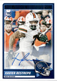 2025 Xavier Restrepo Panini Score ROOKIE AUTOGRAPH RC AUTO #6 Tennesse Titans