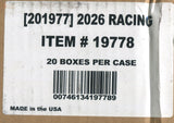 *LAST CASE* 2026 Panini Track Kings Racing Hobby Blaster, 20 Box Case