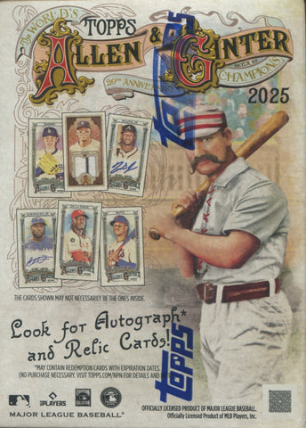 2025 Topps Allen & Ginter Baseball Blaster, Box *RELEASES 12/3*
