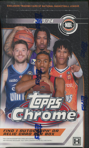 2023-24 Topps Chrome NBL Australian Basketball Hobby, Box