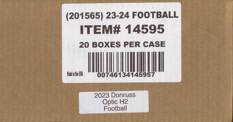 2023 Panini Donruss Optic Football, 20 H2 Box Case