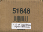 2023-24 Upper Deck Engrained Hockey Hobby, 10 Box Case
