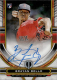 2023 Brayan Bello Topps Tribute ROOKIE AUTOGRAPH 58/75 RC AUTO #TA-BBE Boston Red Sox