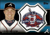 2013 Chipper Jones Topps COMMEMORATIVE PATCH CARD #CP-20 Atlanta Braves