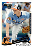 2014 Dylan Bundy Topps FUTURE STARS SP PHOTO VARIATION #531 Baltimore Orioles