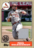 2022 Paul Goldschmidt Topps SERIES ONE 1987 DESIGN JERSEY RELIC #87R-PG St. Louis Cardinals