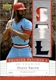 2007 Ozzie Smith Upper Deck UD Premier PREMIER PATCHES 3 - 65/78 #PP3-OS St. Louis Cardinals