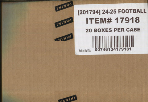 2024 Panini Select Football Hobby Mega, 20 Box Case (Black & Orange Shock)