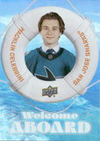 2024-25 Macklin Celebrini Upper Deck SERIES TWO WELCOME ABOARD ROOKIE RC #WA-8 San Jose Sharks 3