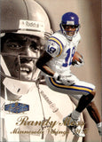 1998 Randy Moss Fleer Flair Showcase ROW 3 ROOKIE RC #5 Minnesota Vikings
