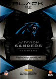 2024 Ja'Tavion Sanders Panini Black FUTURISTIC PATCH ROOKIE 7/199 RC #F-JSS Carolina Panthers