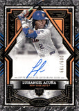 2025 Luisangel Acuna Topps Tier One ROOKIE AUTOGRAPH 9/199 AUTO #BA-LA New York Mets