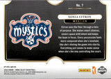 2025 Sonia Citron Panini Select SNAPSHOTS SILVER PRIZM ROOKIE RC #7 Washington Mystics