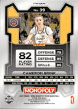 2024 Cameron Brink Panini Prizm MONOPOLY RED CLASSIC ICONS PRIZM ROOKIE RC #39 Los Angeles Sparks