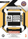 2024 Cameron Brink Panini Prizm MONOPOLY RED CLASSIC ICONS PRIZM ROOKIE RC #WNBA6 Los Angeles Sparks 2